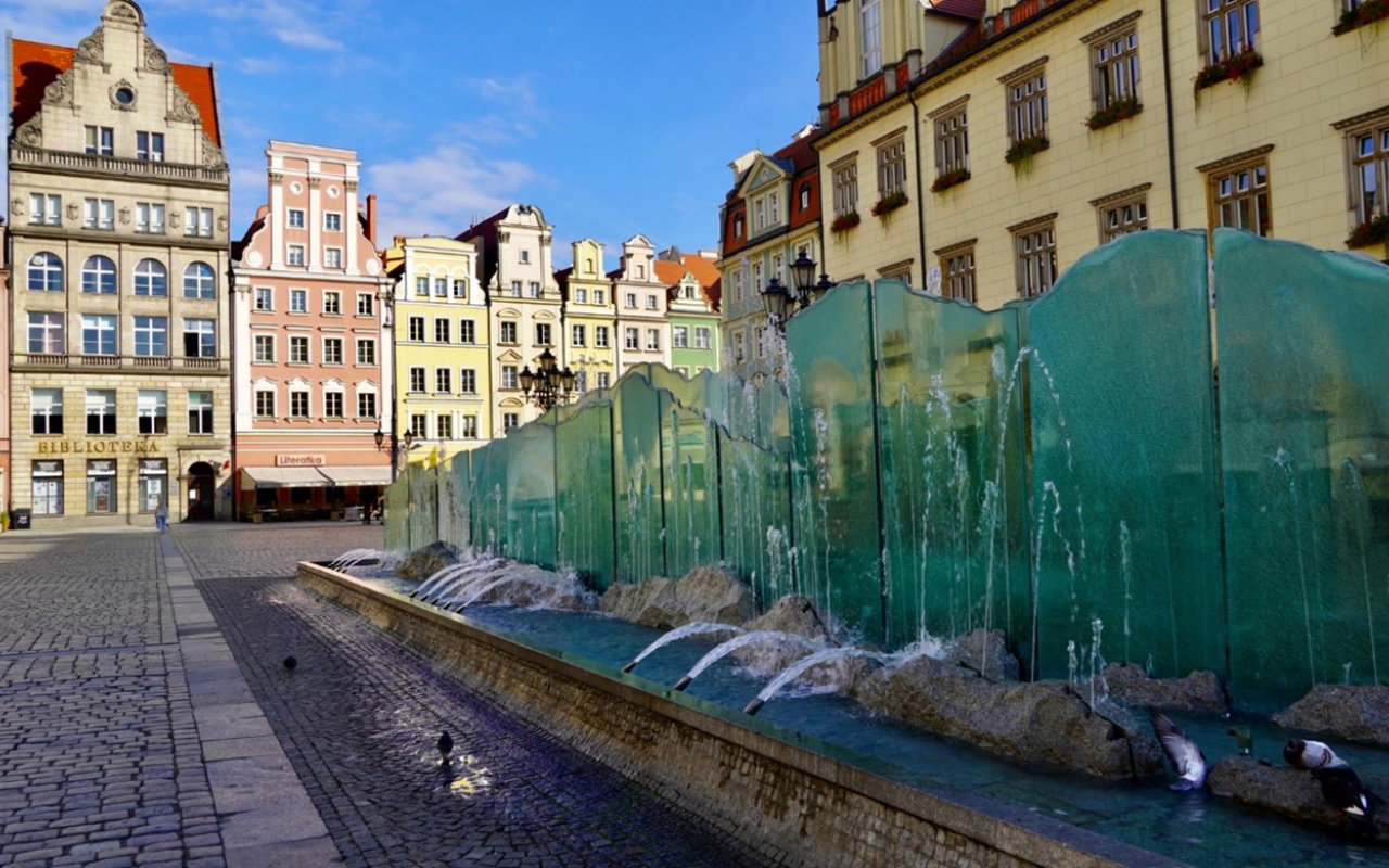 Polenreise - Bild 19: Der Wasserbrunnen Zdrój auf dem Rynek